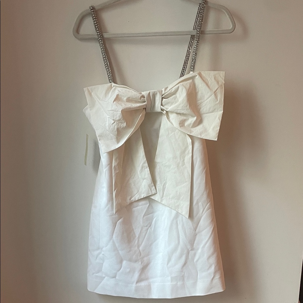 BHLDN Bow Mini Dress